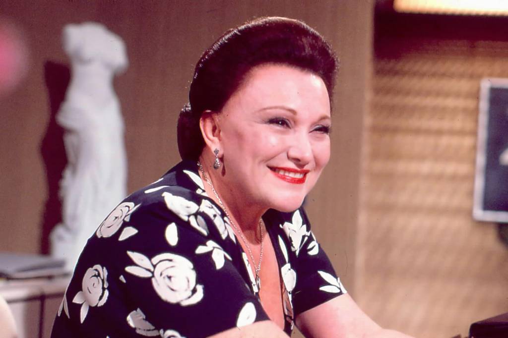 Rainha da Sucata Nicette Bruno na novela Rainha da Sucata, de 1990