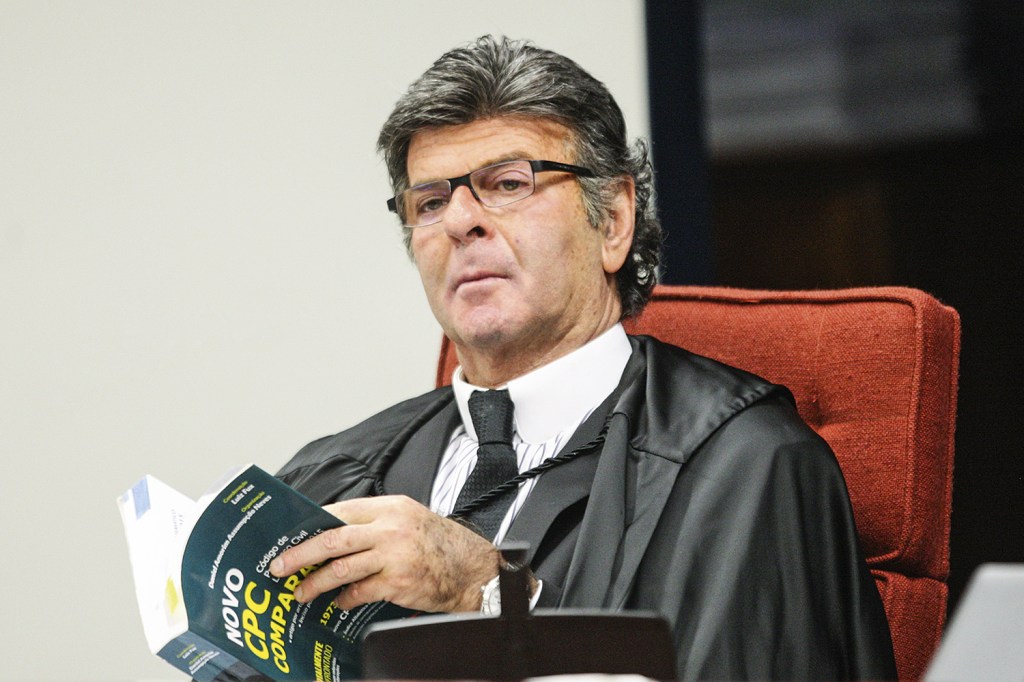 O ministro Luiz Fux, do Supremo Tribunal Federal (STF)