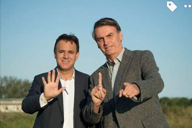Jair Bolsonaro e Adilson Barroso