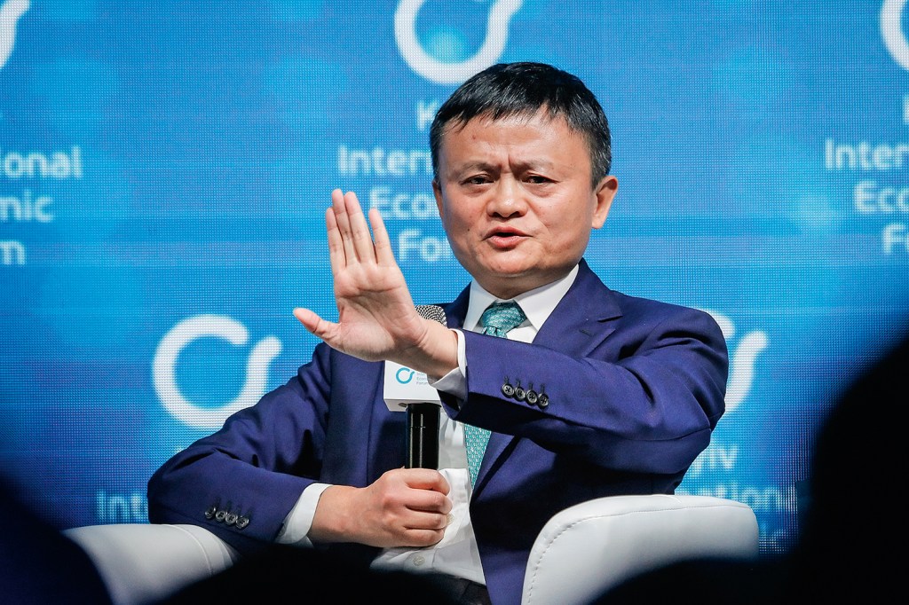 ESTRELA DA MÍDIA - Jack Ma: em suas apresentações, ele minimizava a interferência estatal em seus negócios -