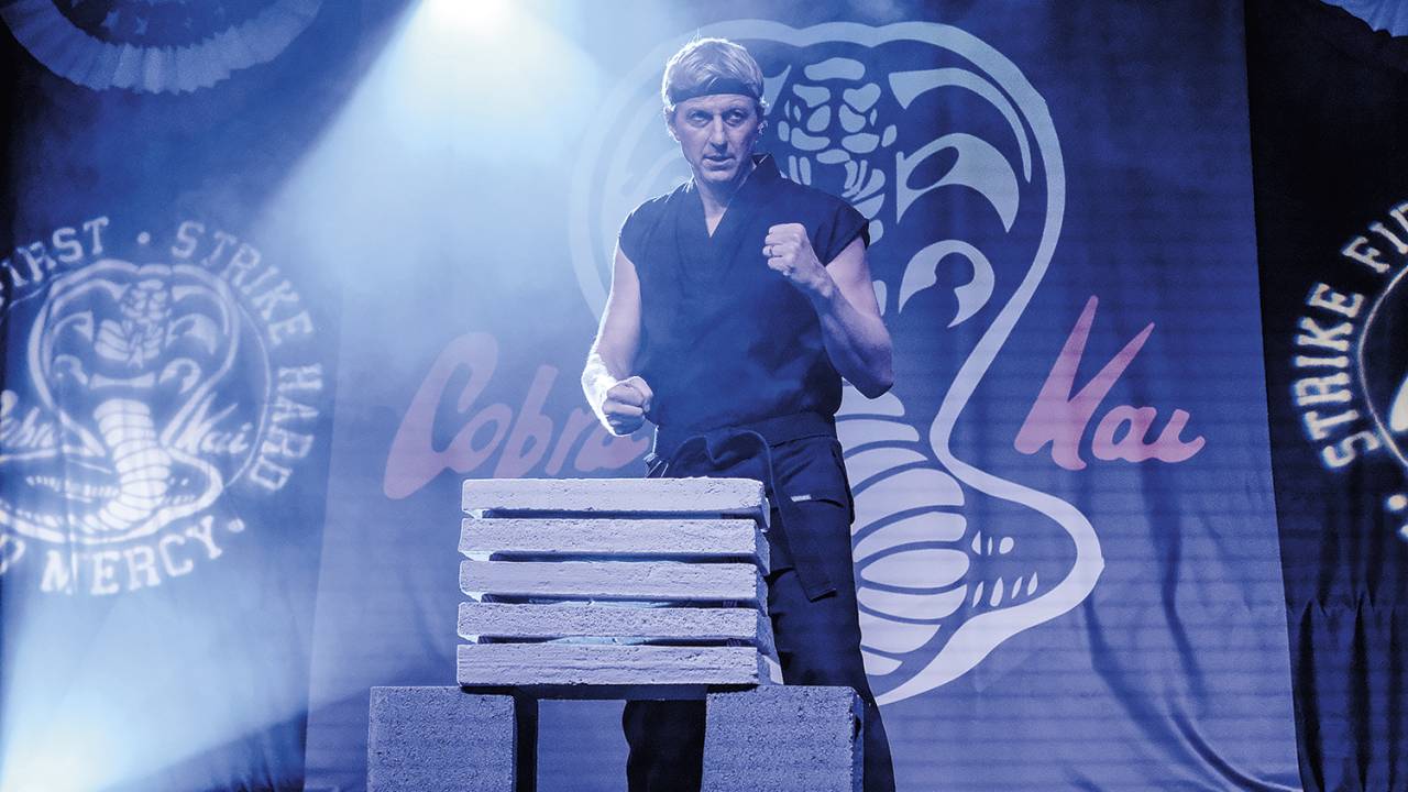REDENÇÃO - Zabka, como o tiozão Johnny Lawrence: o vilão virou estrela -
