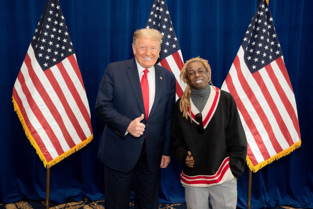 Lil Wayne e Donald Trump - 29/10/2020