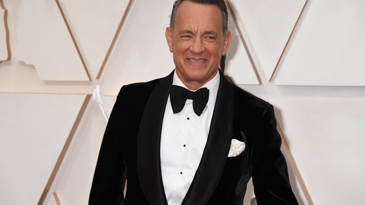 Tom Hanks comparece ao 92º Prêmio da Academia de Artes e Ciências Cinematográficas de Hollywood em 9 de fevereiro de 2020.