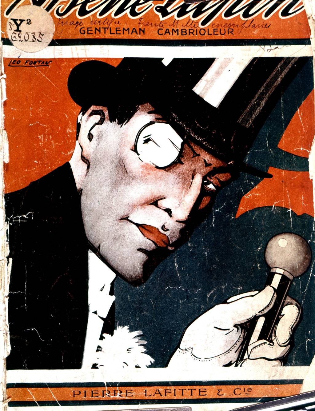 Capa do Livro de Arsène Lupin, de Maurice LeBlanc