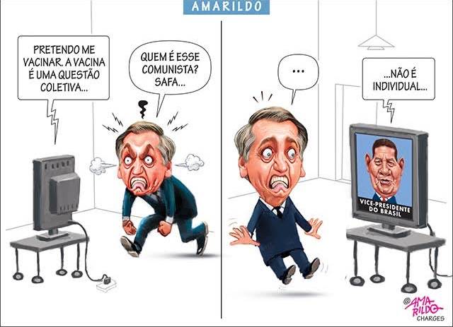 Charge do Amarildo