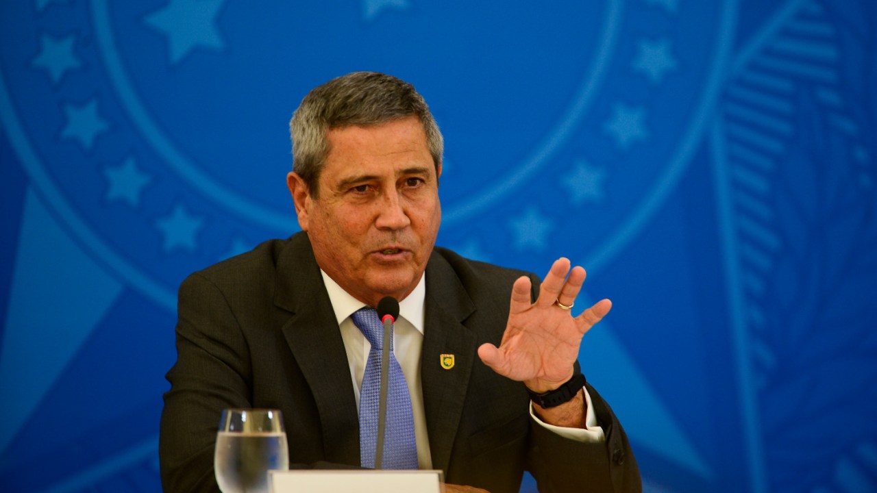 O ministro da Defesa, Walter Braga Netto