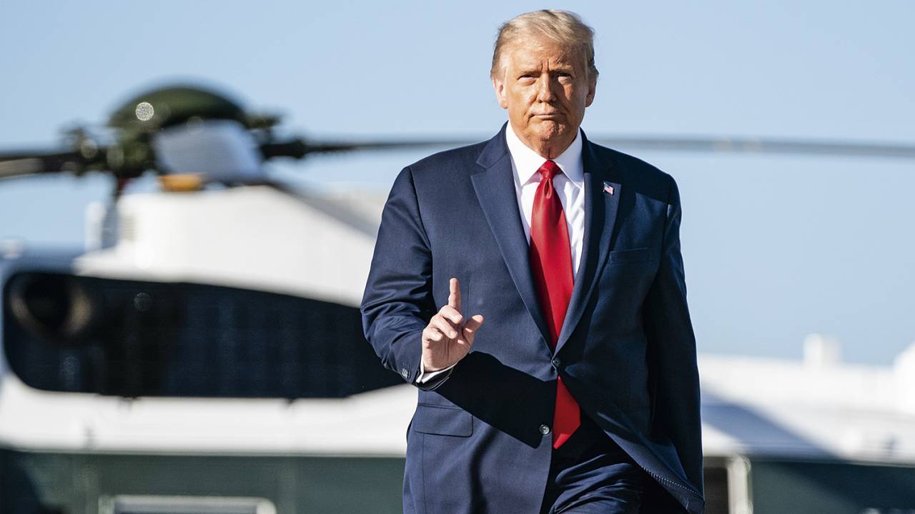 O JOGADOR - Trump: através das contas de aliados, o ex-presidente voltou a chacoalhar o Twitter -
