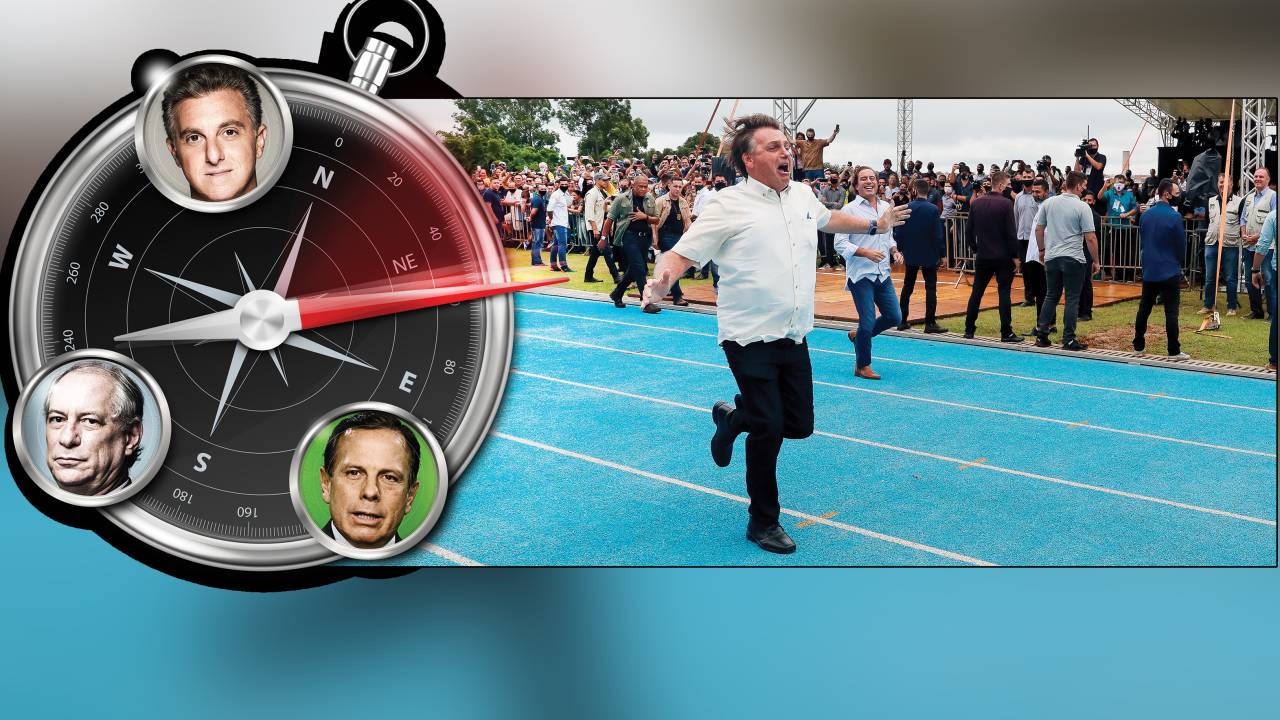 NA RAIA - Jair Bolsonaro: setores do DEM veem o presidente como a melhor chance de escalar o Planalto em 2022 -