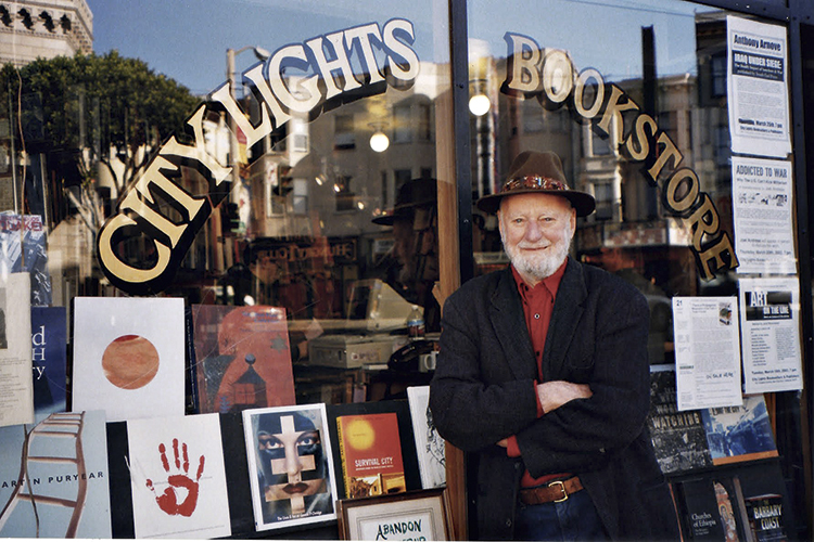 3-LAWRENCE-FERLINGHETTI-.jpg SÃO FRANCISCO - O poeta e pintor na City Lights: alma de uma geração -