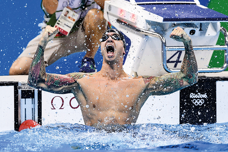 VETERANO - O americano Anthony Ervin: ouro nos 50 metros livre no Rio, em 2016, aos 35 anos -