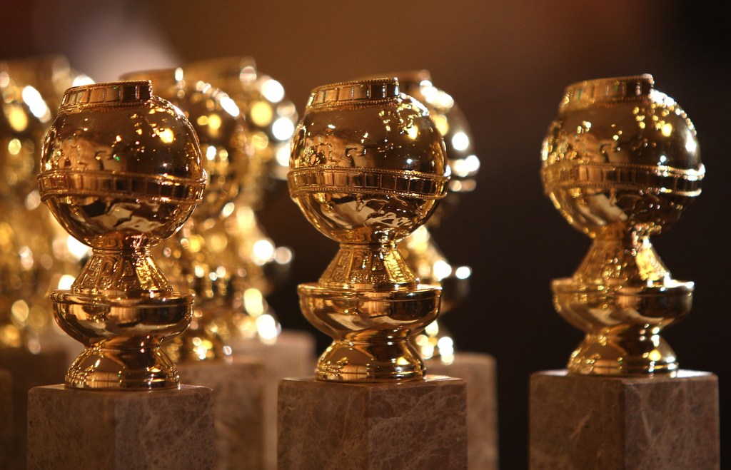 As estatuetas douradas do Globo de Ouro, cerimônia de premiação norte-americana