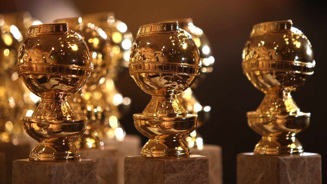 As estatuetas douradas do Globo de Ouro, cerimônia de premiação norte-americana
