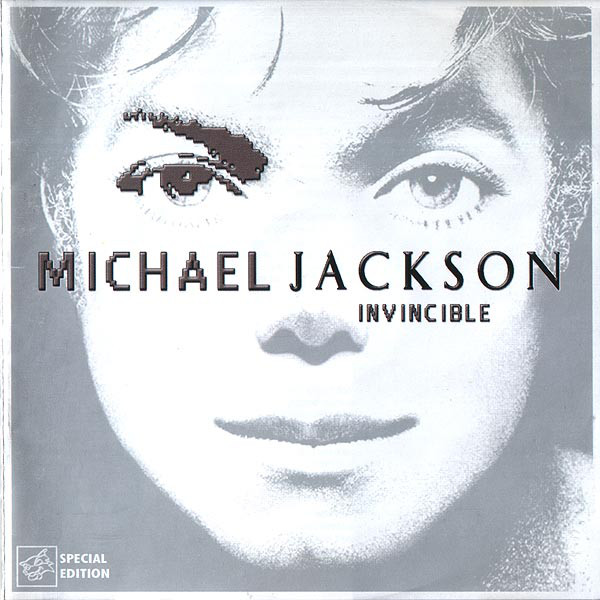 Capa do álbum 'Invincible', de Michael Jackson
