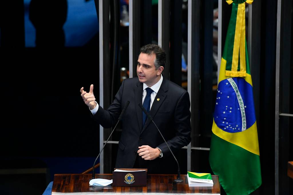 O novo presidente do Senado, Rodrigo Pacheco (DEM-MG)