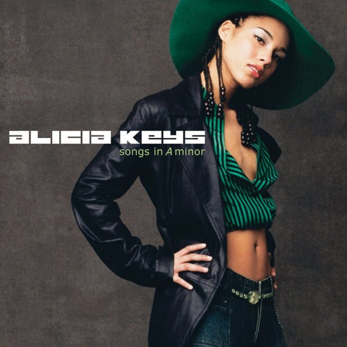 Capa do álbum 'Songs in A Minor', de Alicia Keys