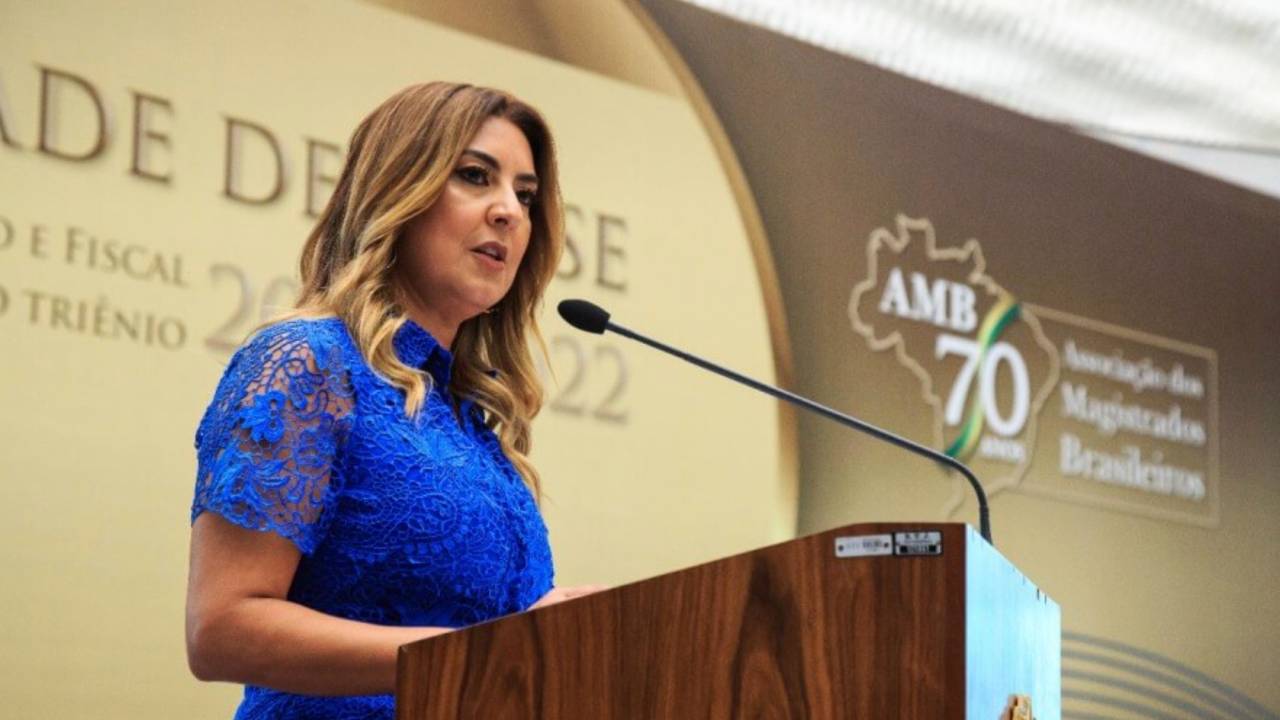 A juíza Renata Gil, presidente da Associação dos Magistrados Brasileiros (AMB).