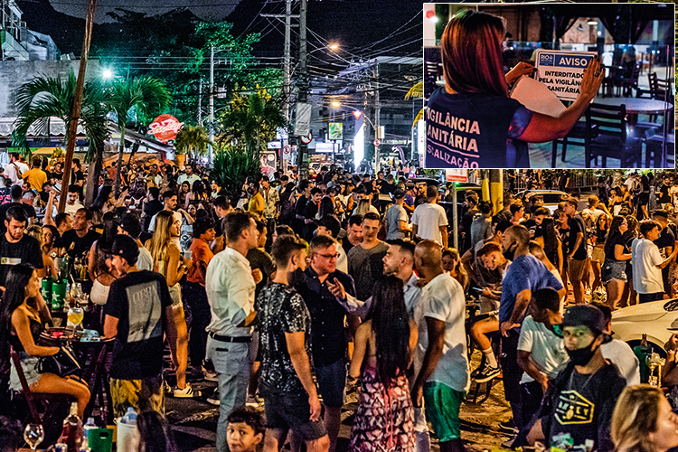 CRIME E CASTIGO - Noite carioca: na sexta-feira 19, a prefeitura multou bares por muvuca na calçada e interditou uma festa -