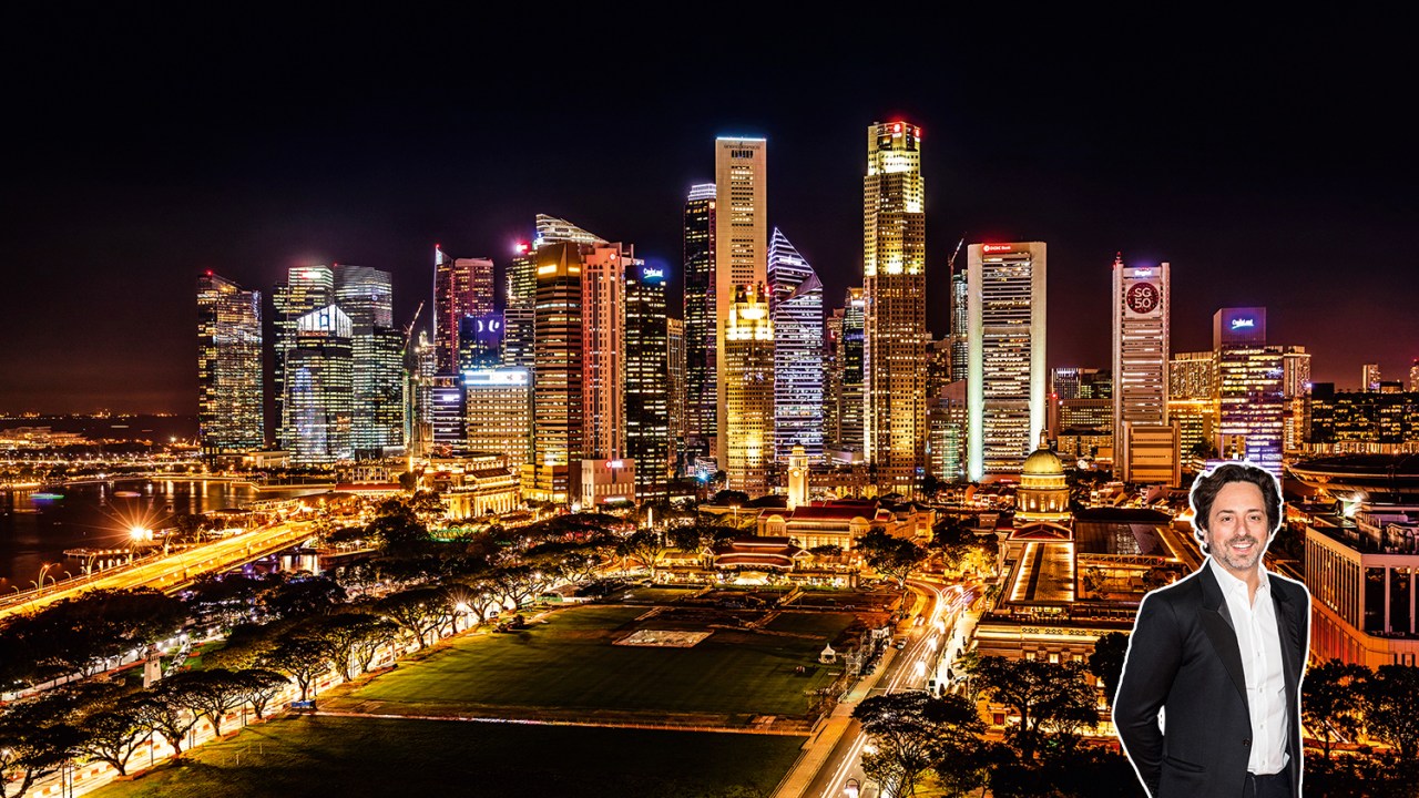 TIGRE - Brin (à dir.), recém-chegado a Singapura (acima): novo polo de atração de investimentos na Ásia -