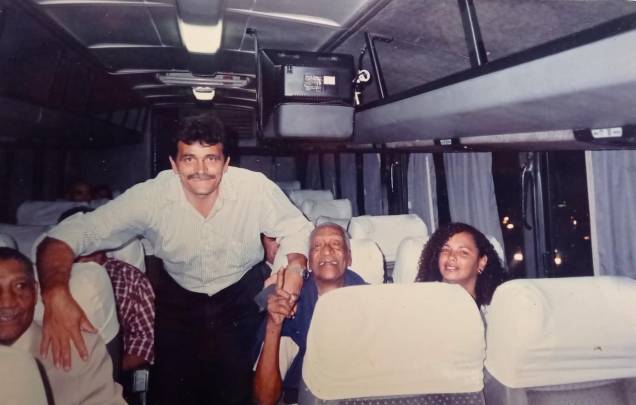A caminho do partida entre Vasco e Peñarol, no Maracanã, em 1997 - A caminho do partida entre Vasco e Peñarol, no Maracanã, em 1997 -