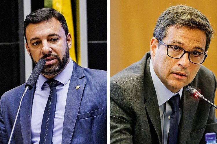 BOMBEIROS - O deputado Daniel Freitas e o presidente do BC, Campos Neto: acionados para evitar uma desidratação ainda maior do projeto -