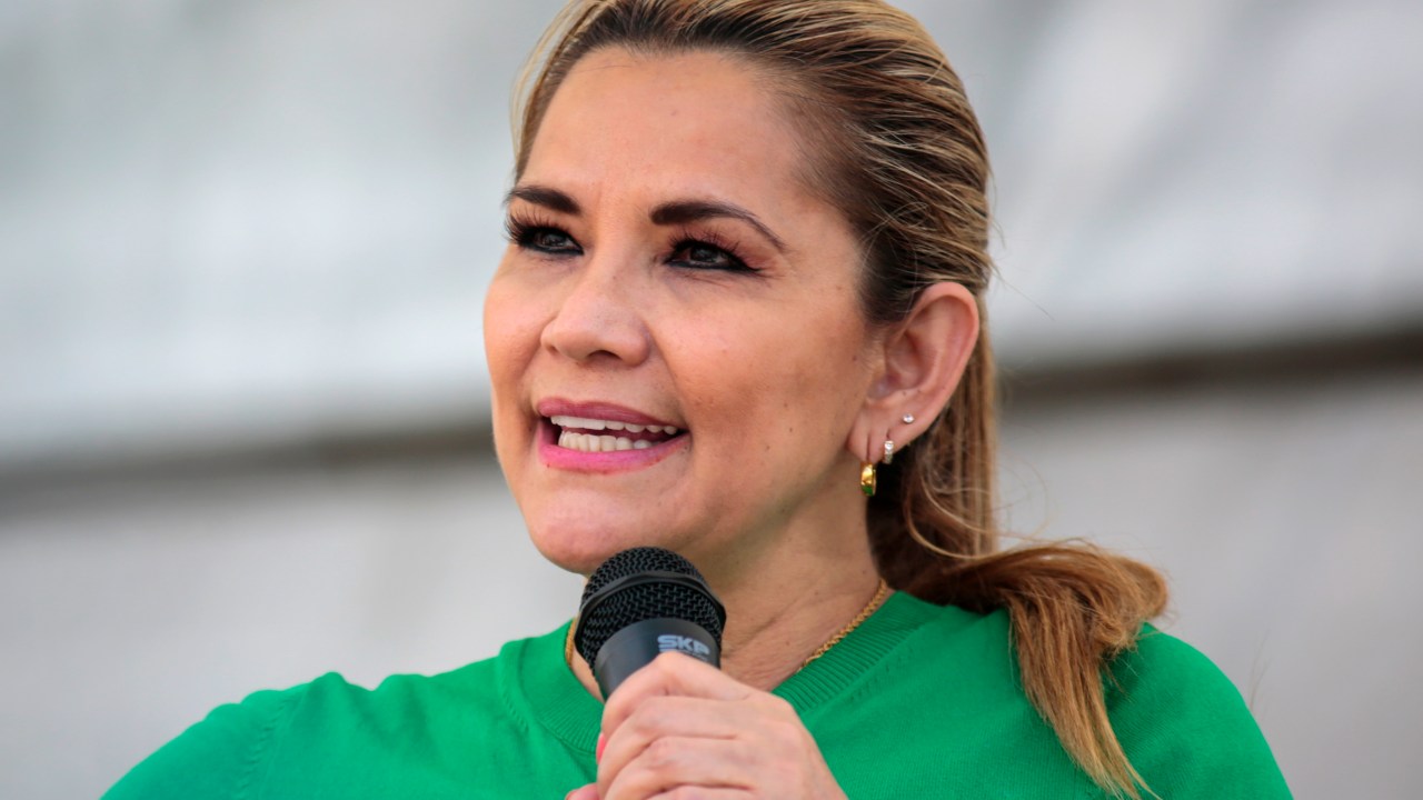 Ex-presidente da Bolívia, Jeanine Añez - 20/09/2020
