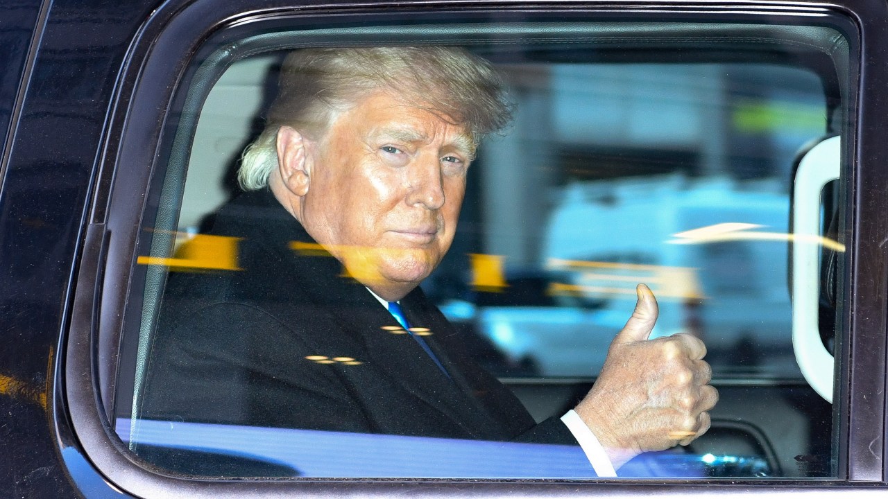 Ex-presidente Donald Trump é fotografado em Nova York - 09/03/2021
