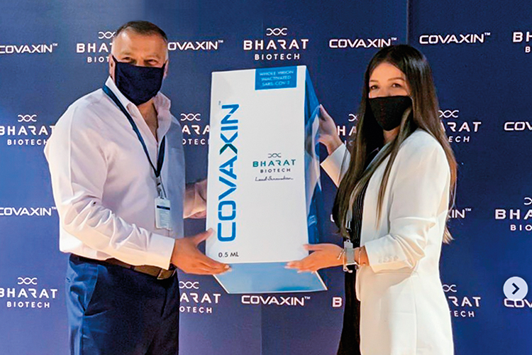 SAI PRASAD, DA BHARAT BIOTECH, E CEO DA PRECISA, EMANUELA MEDRADES.png ENROLADOS - Empresa que vai distribuir a Covaxin: histórico de fraudes em órgãos do governo -