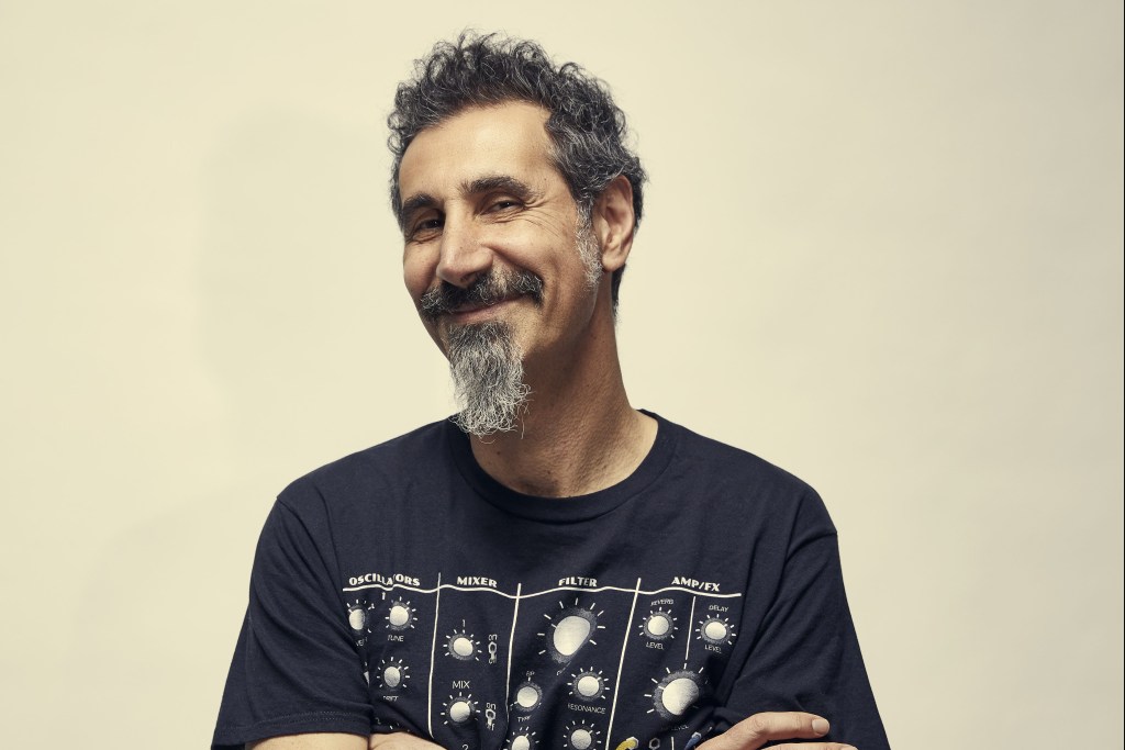 O vocalista da banda System of a Down, Serj Tankian -