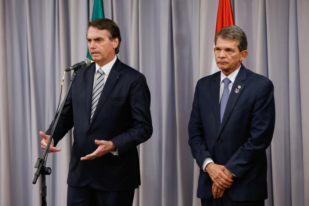Jair Bolsonaro e Joaquim Silva e Luna