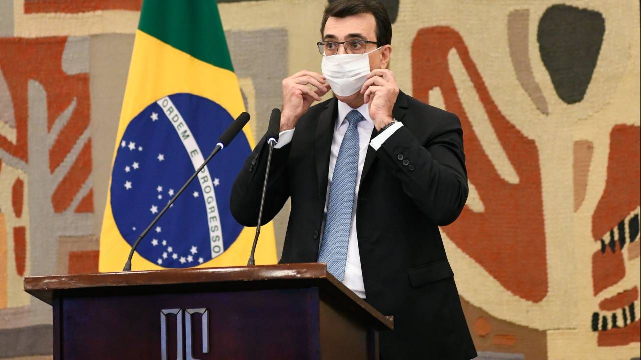 O novo ministro das Relações Exteriores, Carlos Alberto Franco França