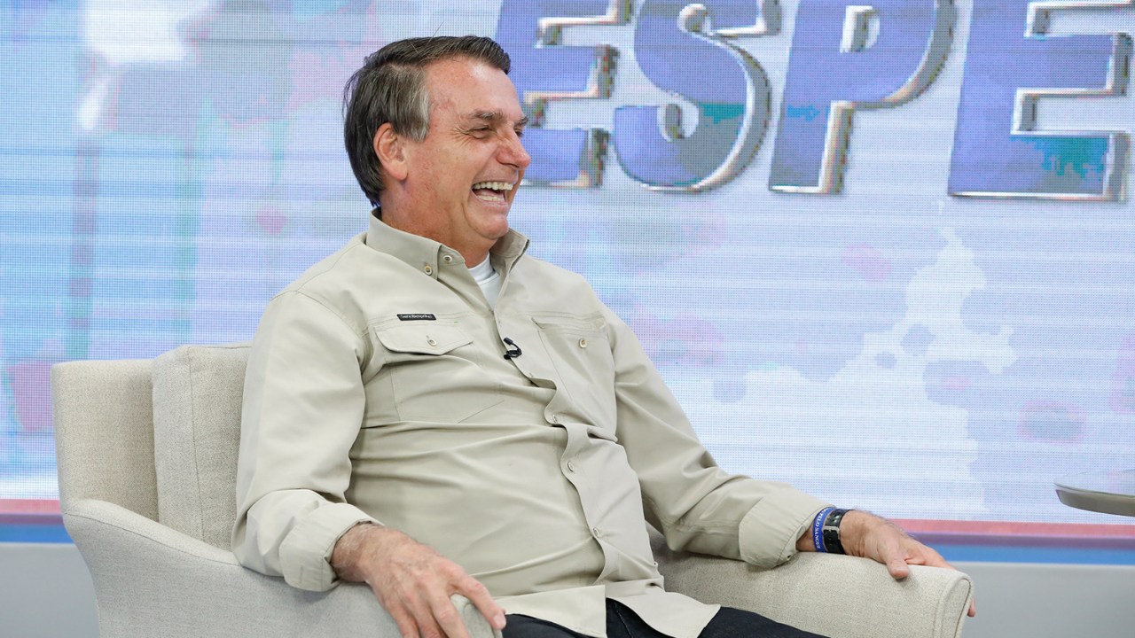 Jair Bolsonaro, durante entrevista ao apresentador Sikêra Júnior -