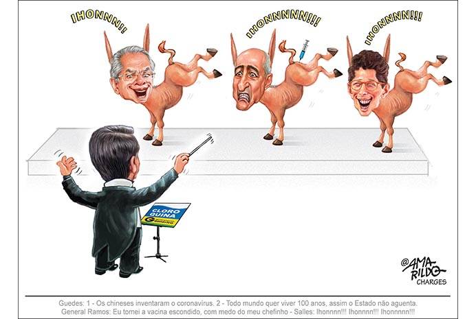 Charge do Amarildo