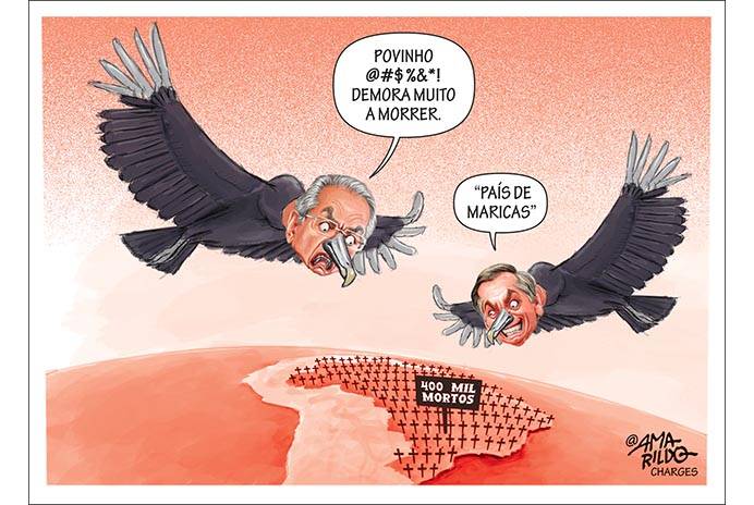 Charge do Amarildo