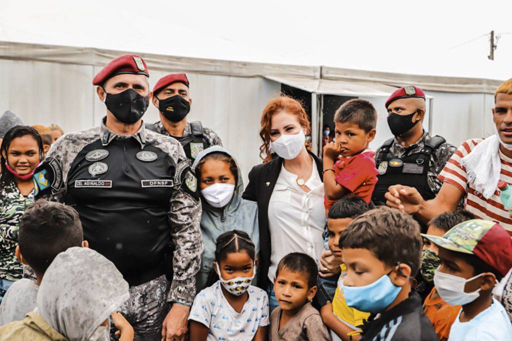 VIAGEM - Carla Zambelli: ela quer apurar crime ambiental na Venezuela -