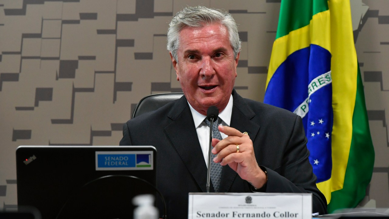 O senador Fernando Collor (Pros-AL)