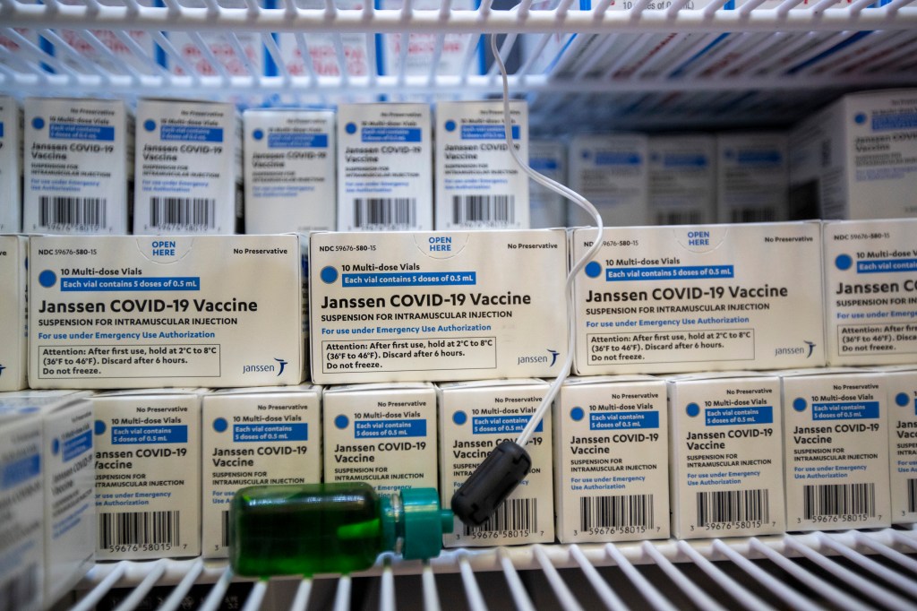 Vacina da Janssen, braço farmacêutico da Johnson & Johnson.