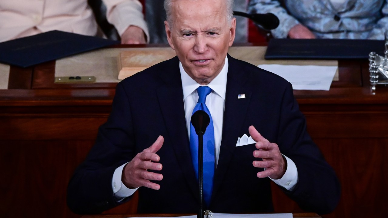 Joe Biden discursa no Congresso americano - 28/04/2021