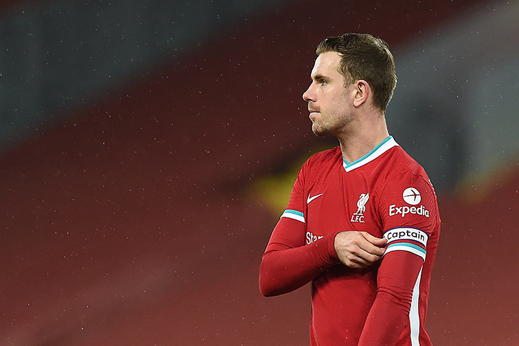 Jordan Henderson, capitão do Liverpool -