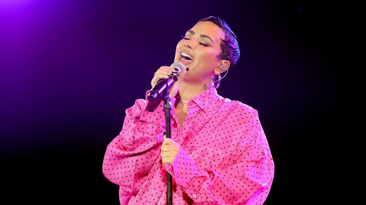 A atriz, cantora e compositora norte-americana, Demi Lovato -