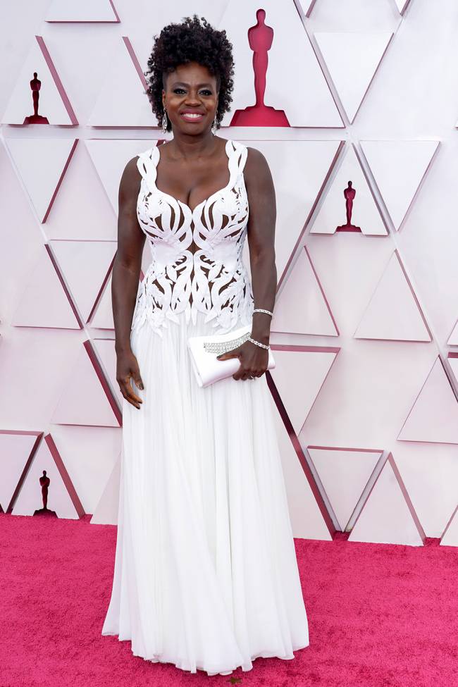 93rd Annual Academy Awards – Arrivals Viola Davis, indicada a Melhor atriz por sua atuação em 'A Voz Suprema do Blues'