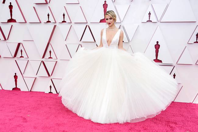 93rd Annual Academy Awards – Arrivals Maria Bakalova indicada a Melhor Atriz Coadjuvante por 'Borat: Fita de Cinema Seguinte'