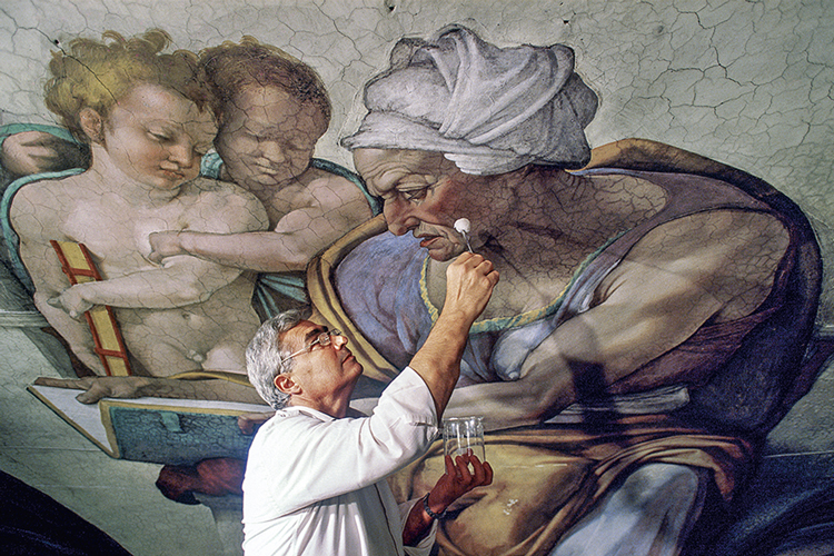 CAMADAS - O restaurador italiano: do jeito que Michelangelo pintou -
