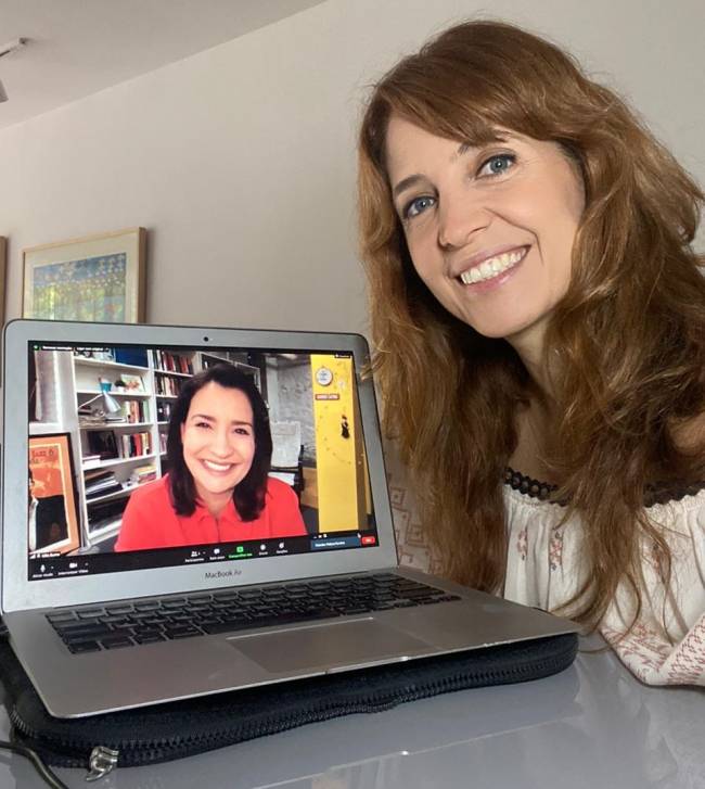 Poliana Abritta e Mila Burns – Fantástico – Divulgação Globo