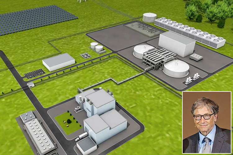 VISÃO DO FUTURO - As centrais de reatores de pequeno porte da empresa TerraPower, do empresário Bill Gates: solução ideal para cidades com até 200 000 habitantes -