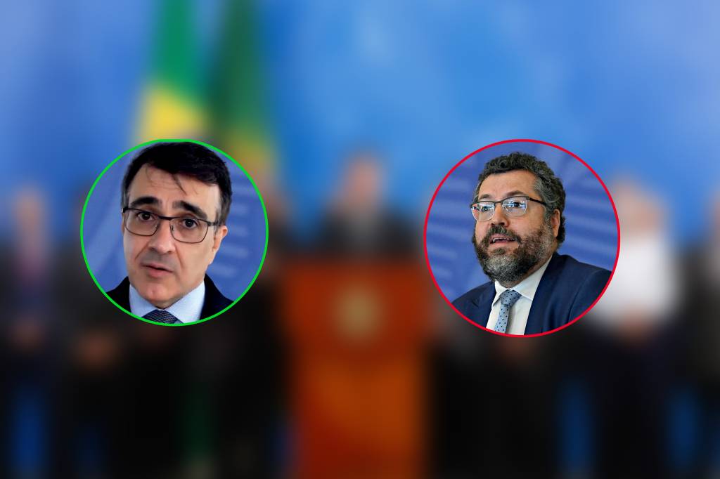 Carlos Alberto França e Ernesto Araújo -