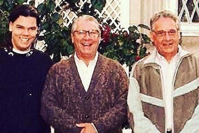 Bruno ao lado do avô Mário Covas e Fernando Henrique Cardoso -
