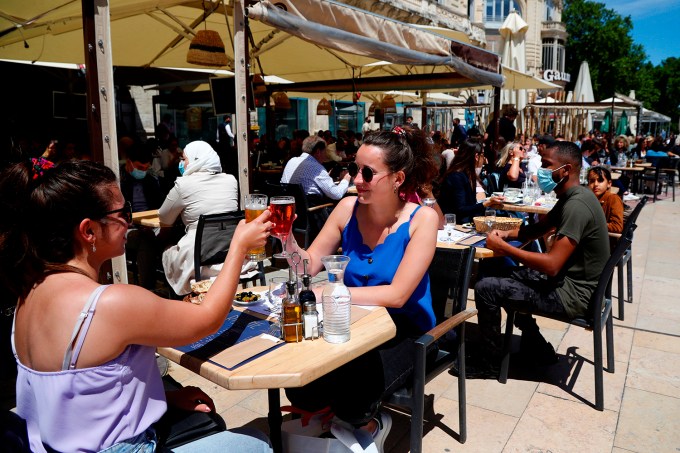 Opening of terraces, restaurants and bars in France