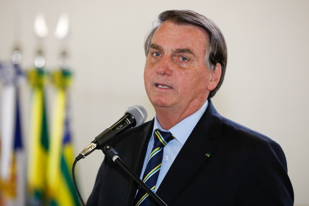 O presidente Jair Bolsonaro: protesto contra a sua gestão e críticas ao enfrentamento à Covid-19 se espalham por todo o país