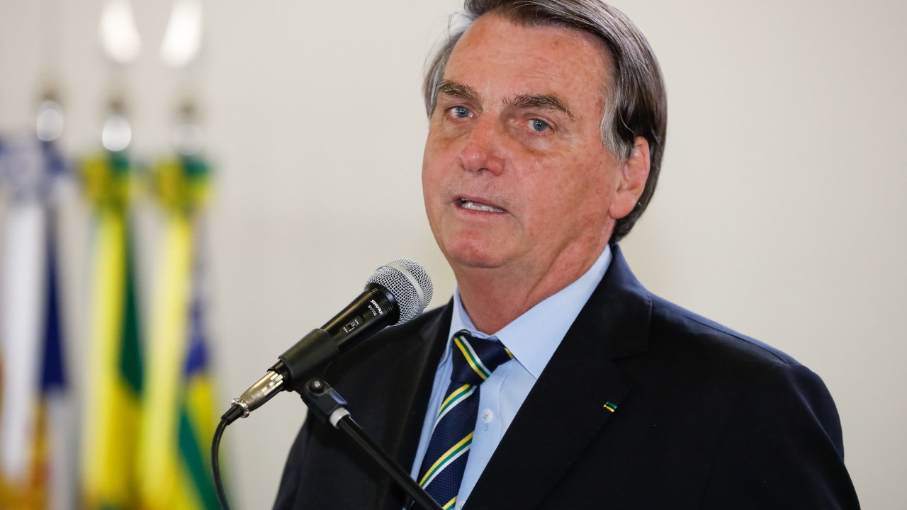 O presidente Jair Bolsonaro: protesto contra a sua gestão e críticas ao enfrentamento à Covid-19 se espalham por todo o país