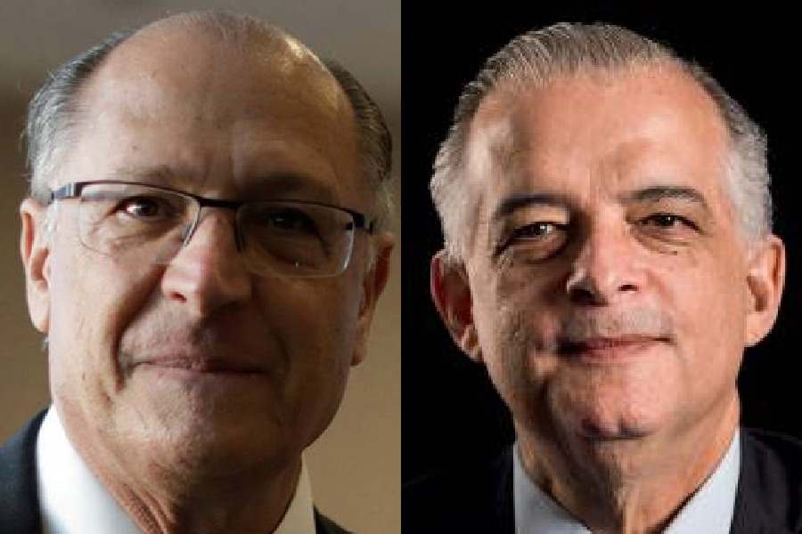 Os ex-governadores Geraldo Alckmin (PSDB) e Márcio França (PSB)